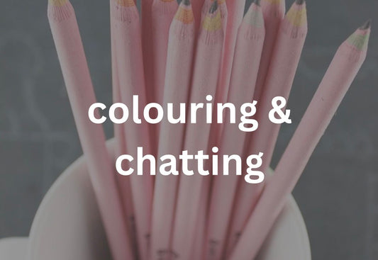 colouring and chatting