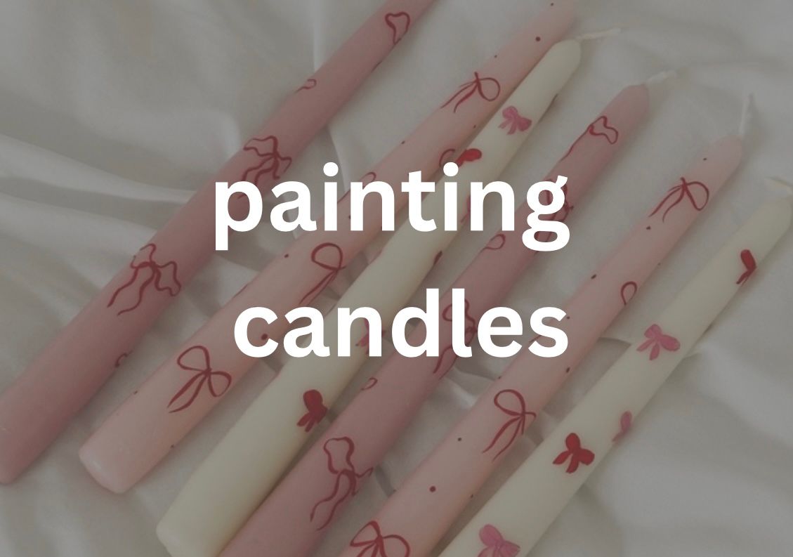 painting candles