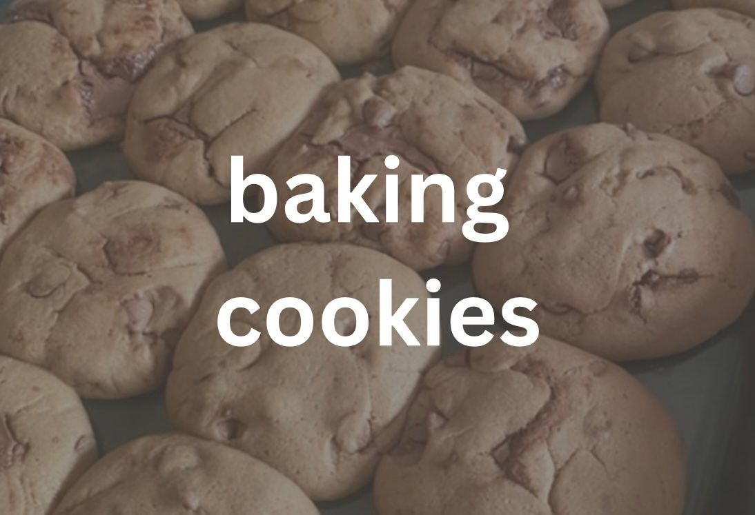 baking cookies